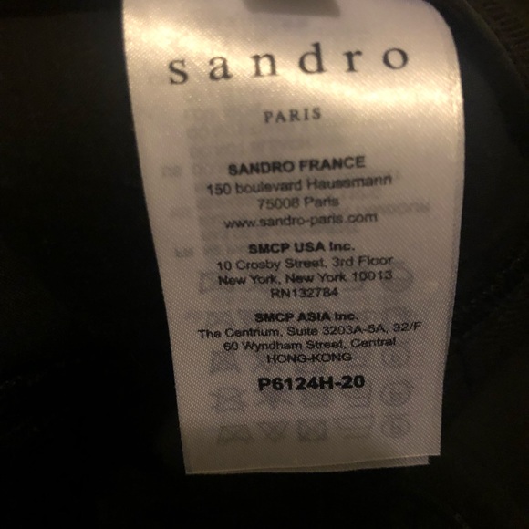 NWOT Sandro black dress pants XS 34 - Picture 6 of 8